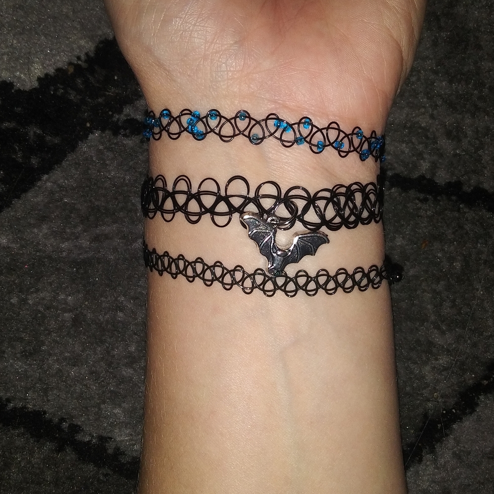 Bat charm bracelet